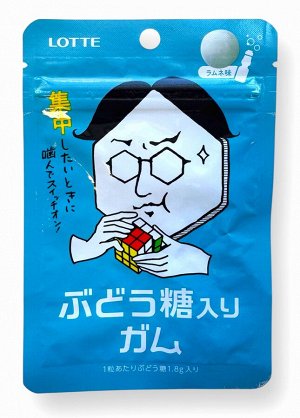 Резинка жевательная Glucose gum с глюкозой, Lotte 18г,