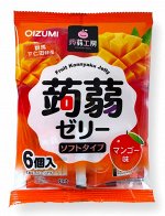 Желе “Oizumi” порционное Конняку со вкусом манго 6шт, м/у, 96г,