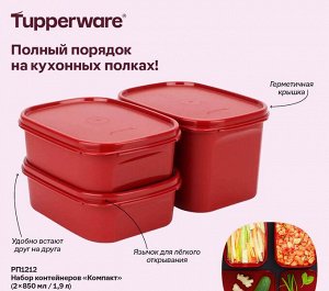 Набор контейнеров «Компакт» (2х850 мл, 1,9 л)
