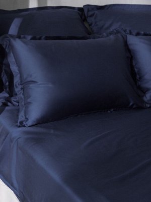 Простыня на резинке SL Home Tencel 200*200+30 см , цв. синий