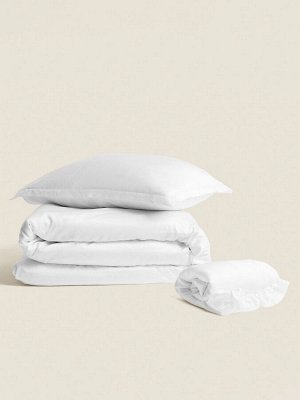 Наволочка SL Home Tencel 50*70+3 см , цв. белый