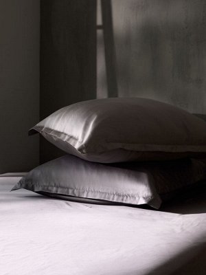 Наволочка SL Home Tencel 70*70+3 см , цв. серый
