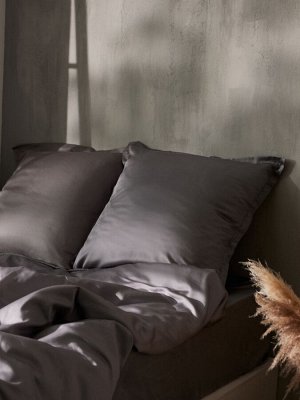 Наволочка SL Home Tencel 70*70+3 см , цв. серый