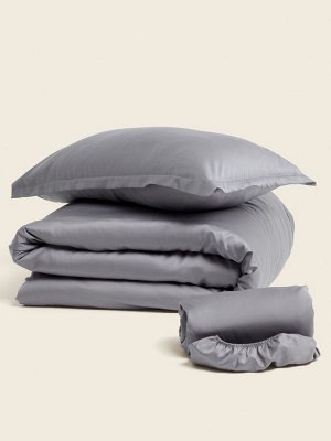 Наволочка SL Home Tencel 70*70+3 см , цв. серый