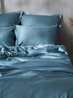 Наволочка SL Home Tencel 70*70+3 см , цв. серо-голубой