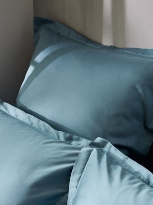 Наволочка SL Home Tencel 70*70+3 см , цв. серо-голубой