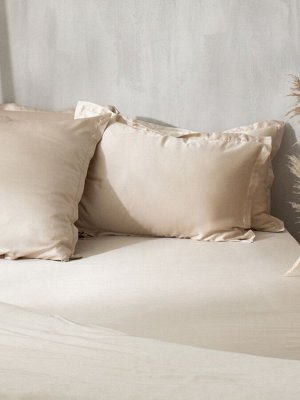 Наволочка SL Home Tencel 70*70+3 см , цв. бежевый