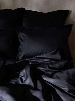 Наволочка SL Home Tencel 70*70+3 см , цв. чёрный