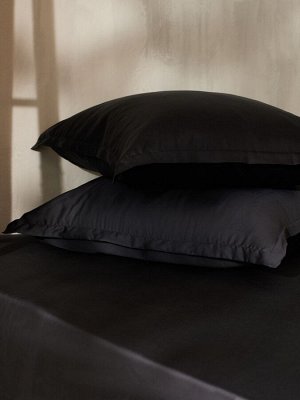 Наволочка SL Home Tencel 70*70+3 см , цв. чёрный