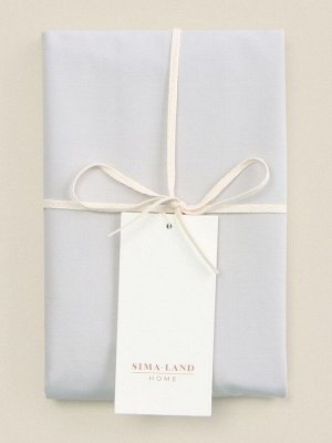 Наволочка 300ТС SL Home Percale 50x70+3 см, серый, 100% хлопок