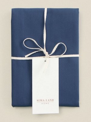 Наволочка 300ТС SL Home Percale 50x70+3 см, синий, 100% хлопок