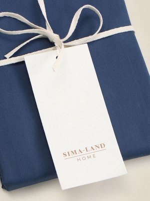 Наволочка 300ТС SL Home Percale 50x70+3 см, синий, 100% хлопок