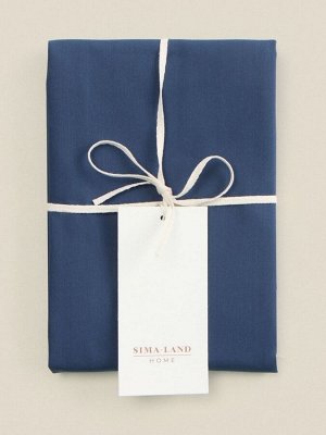 Наволочка 300ТС SL Home Percale 50x70+3 см, синий, 100% хлопок