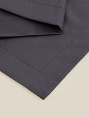 Наволочка 300ТС SL Home Graphite 50x70+3 см, сатин, 100% хлопок