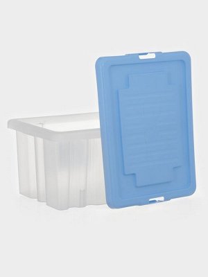 Ящик для хранения Darel-box, 18 л, 40x30x21 см, с крышкой, МИКС