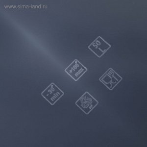 Ящик для хранения, 50 л, 53x38x30 см, с крышкой, прозрачный
