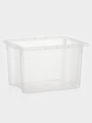 Контейнер для хранения Porter, 21 л, 43x32x27 см, с крышкой, прозрачный