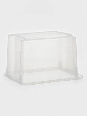Контейнер для хранения Porter, 21 л, 43x32x27 см, с крышкой, прозрачный