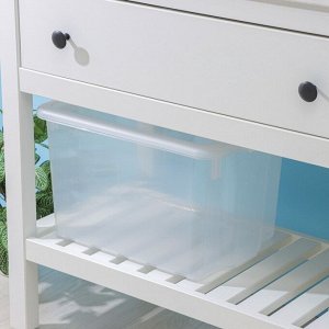 Контейнер для хранения Porter, 21 л, 43x32x27 см, с крышкой, прозрачный