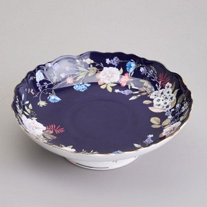 Ваза на ножке "Кобальт", 22,5 см x 7,5 см, 1 шт.