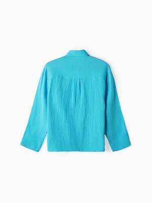 Рубашка из муслина для девочек KAFTAN.