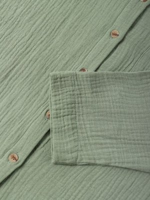 Рубашка из муслина для девочек KAFTAN.