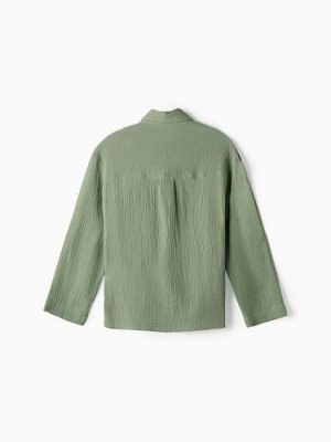 Рубашка из муслина для девочек KAFTAN.