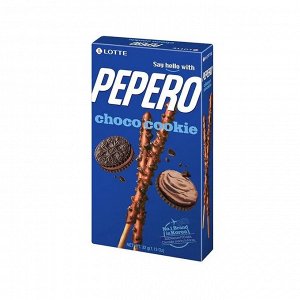 Хрустящие палочки PEPERO Lotte темный шоколад 32, Южная Корея