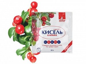 Джели + кисель Клюква 25 г БАД Биокор