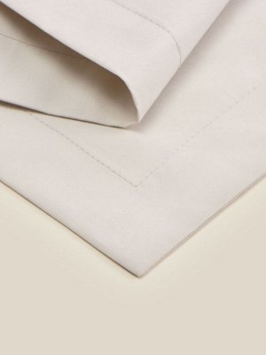 Наволочка 300ТС SL Home Percale 50x70+3 см, молочный, 100% хлопок