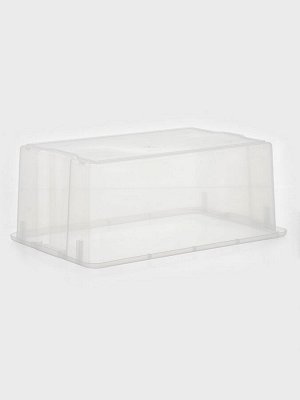 Контейнер для хранения Porter, 50 л, 66x42x26 см, с крышкой, прозрачный