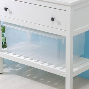 Контейнер для хранения Porter, 50 л, 66x42x26 см, с крышкой, прозрачный