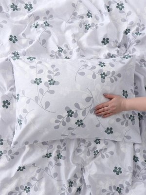КПБ LoveLife евро Флора 200х220 см, 220х240 см, 50х70 см-2 шт, 75гр/м2, микрофибра