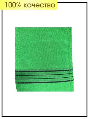 Korean Мочалка с эффектом скраба Цвет - зелёный 14*15 см Glove Basic Exfoliating, 1 шт