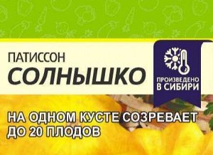 Патиссон Солнышко 1 гр (белая пачка)