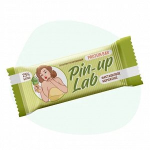 Протеиновый глазир. батончик Pin Up Lab «Фисташковое Мороженое»  40гр.