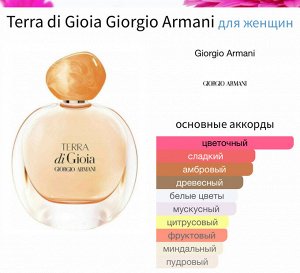 Женские духи Terra di Gioia Giorgio Armani 50 мл. Оригинал