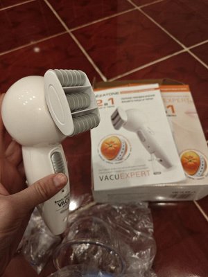 Массажёр для тела и лица вакуумный gezatone vacu expert