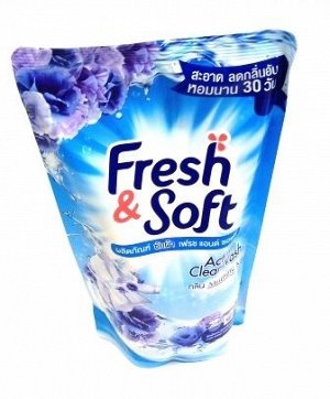 Гель LION "Essence Fresh & Soft" Средство для стирки жидкое 400мл "Blue Fresh" мягкая упаковка