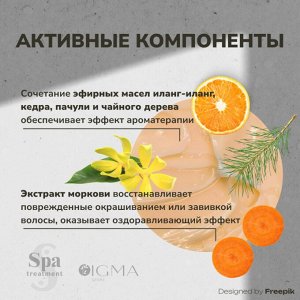 Крем для волос восстанавливающий с экстрактом моркови Spa Treatment Scalp Cream No.3 крем для кудрявых волос