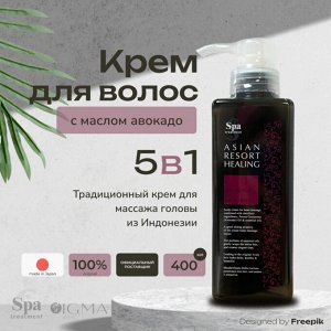 Крем для волос с маслом авокадо разглаживающий Spa Treatment Scalp Cream No.2