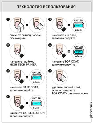 Гель-лак светоотражающий Cat Reflection Planet Nails  - 961,8мл