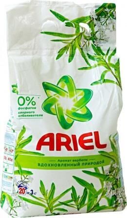 ARIEL Авт СМС порошок Аромат Вербены 3кг
