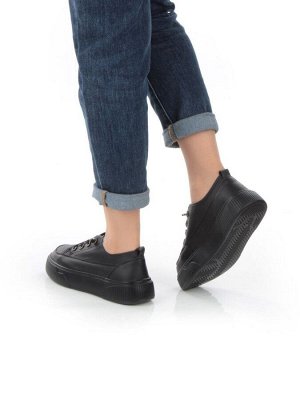 05-SD8-3D BLACK Кроссовки женские (натуральная кожа)