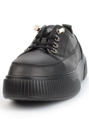 05-SD8-3D BLACK Кроссовки женские (натуральная кожа)