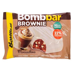 Печенье Bombbar BROWNIE Moccachino 50 г 1/10