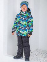 Зима. Комплект швейный для мальчиков: куртка, полукомбинезон