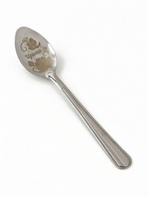 Ложка чайная именная «Ирина» на 8 марта, 3x14 см
