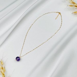 Кулон на цепочке из Аметиста