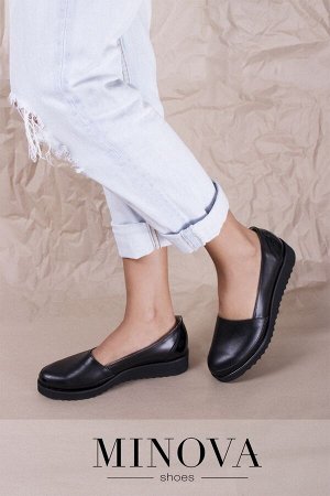 Туфли №201М-черная кожа-лак